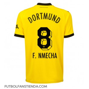 Borussia Dortmund Felix Nmecha #8 Primera Equipación 2023-24 Manga Corta